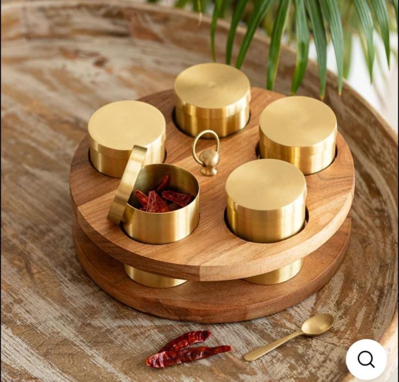 Brass Masala Box