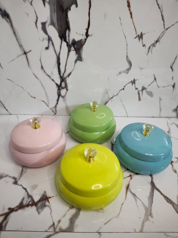 Colour Metal Jars