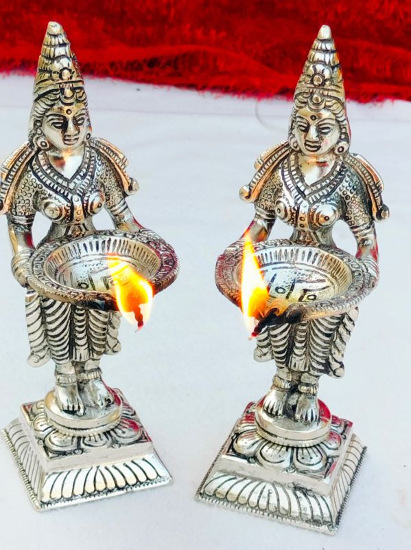 German Silver Diya Stand