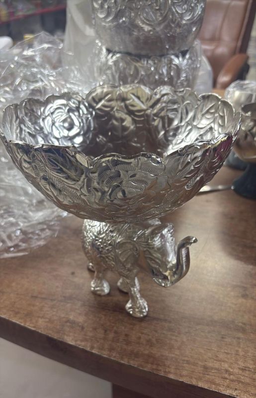 German Silver Elephant Bowl