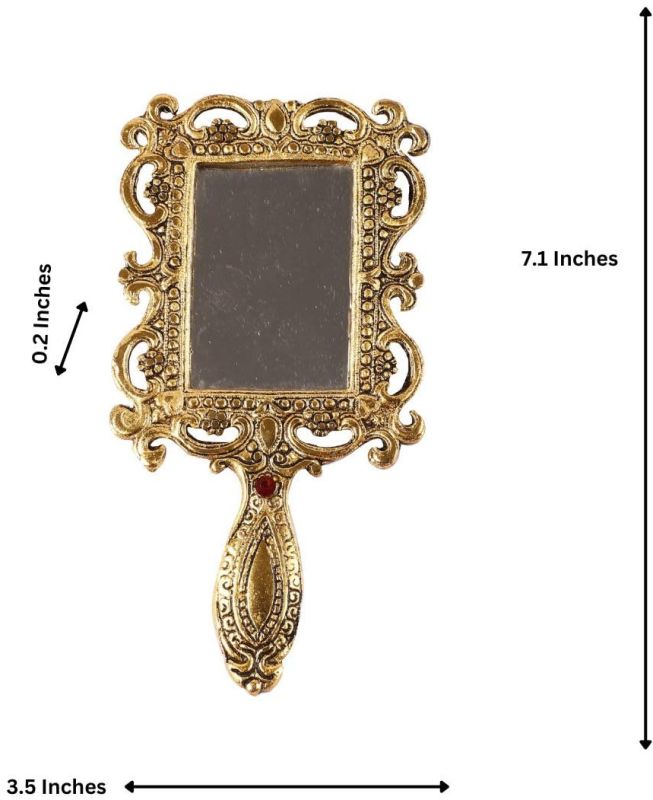 German Silver Mirror