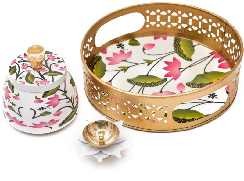 Metal Tray Gift Set