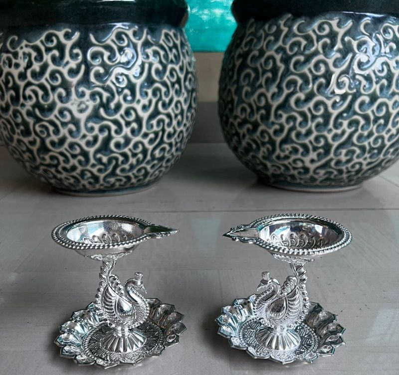 Peacock Diya