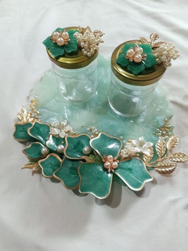 Round Resin Tray Set