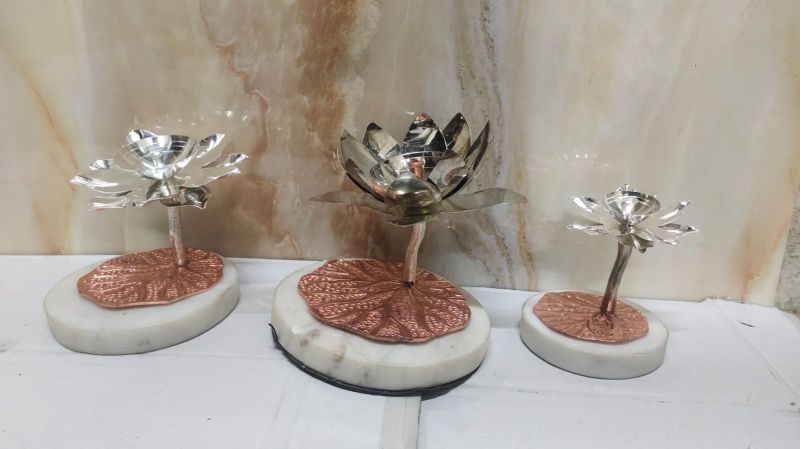 Silver Plated Diya Sets