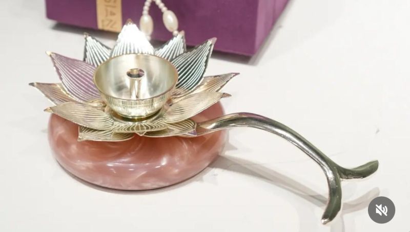 Silver Plated Serving Diya