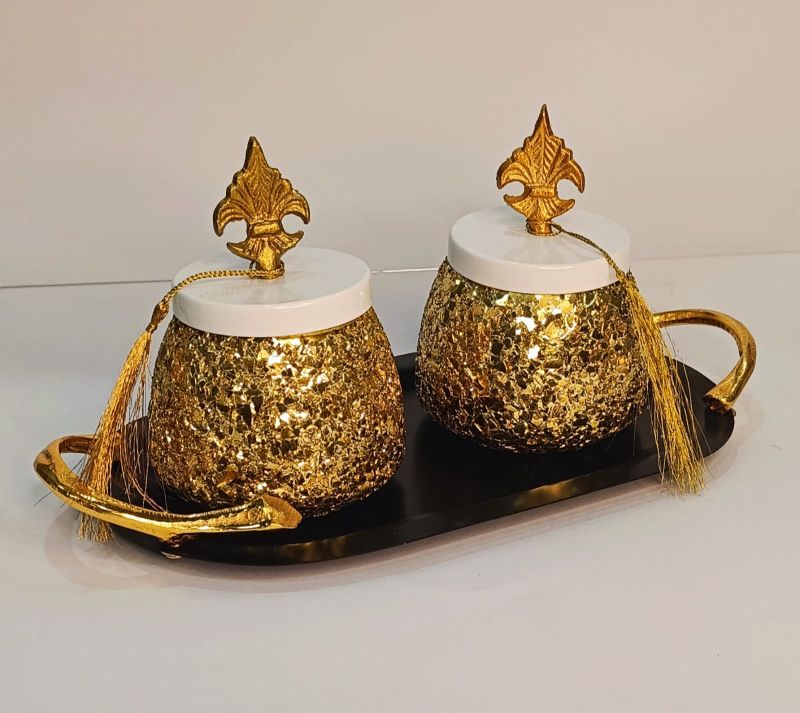 Tray with Fancy Jars