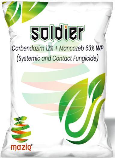 Carbendazim 12% + Mancozeb 63% WP