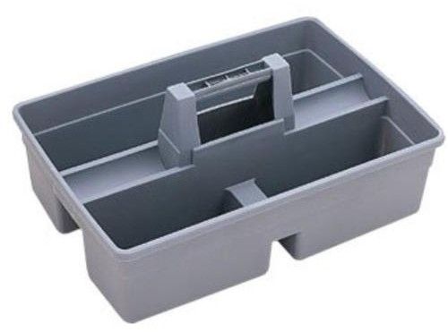High Grade PP Plastic Caddy Tray, Color : Grey