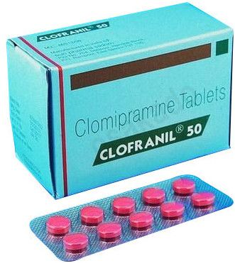 Clofranil 50 Tablet, Formula : C19H23ClN2, Form : Powder
