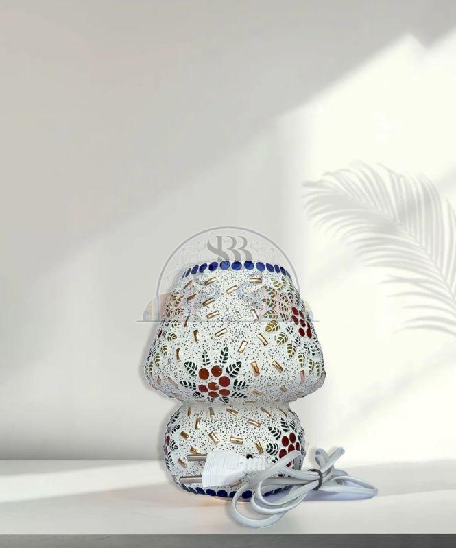 7inch Moasic Mushroom Table Lamp
