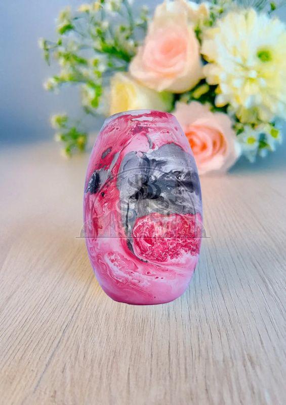 8 Inch Marble Dholak Table Lamp