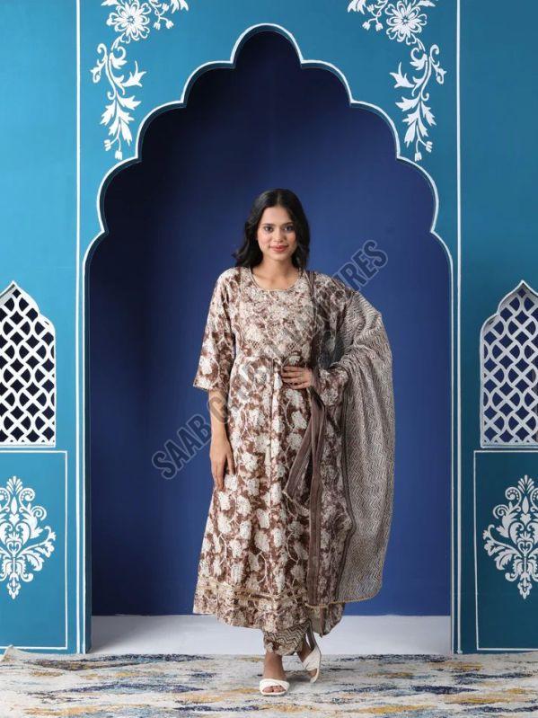 Almond Blossom Anarkali Suit