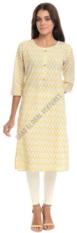 Summer Radiance Cotton Kurti