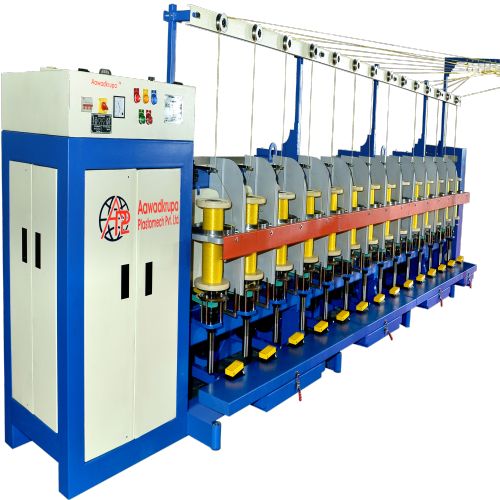 Automatic Electric Rope Ring Winder Machine, Color : Blue & White