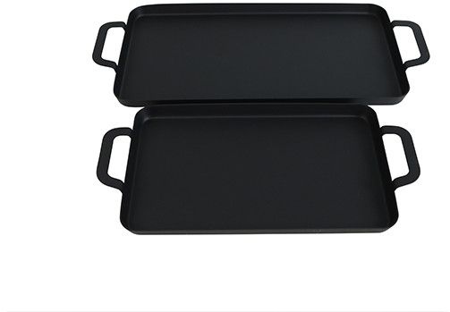Stove Top Double Burner Carbon Steel Flat Griddle