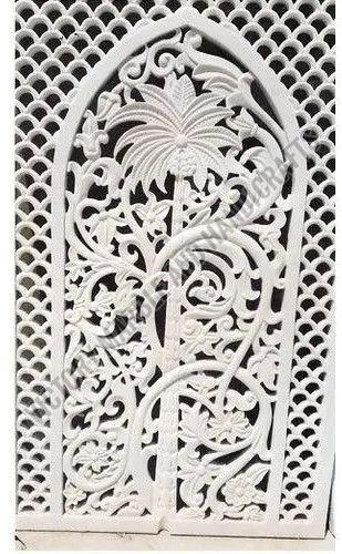 Polished Carved Stylish Marble Jali, Color : White for Construction