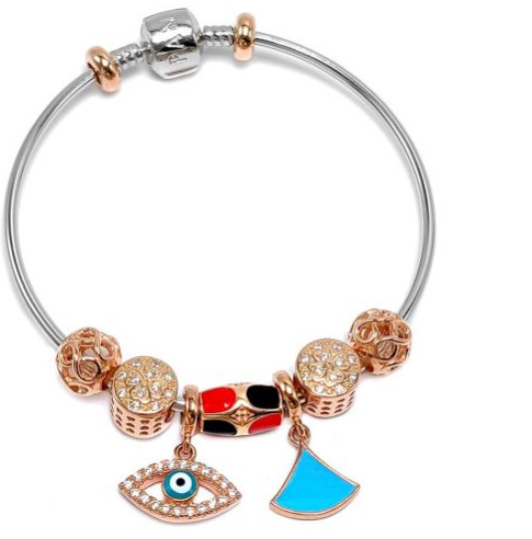 Polished 925 Silver Imported Pandora Bracelet, Brand Name : Sunbera