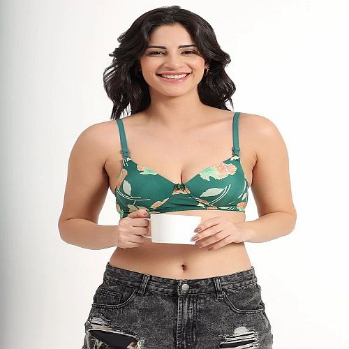 Cotton Printed Padded Bra