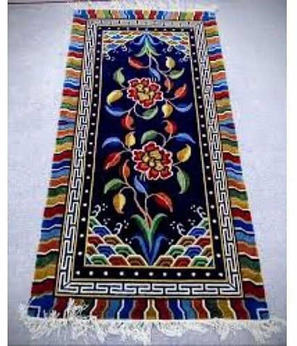 Multicolor Hand Tufted Floor Carpet, Shape : Rectangular