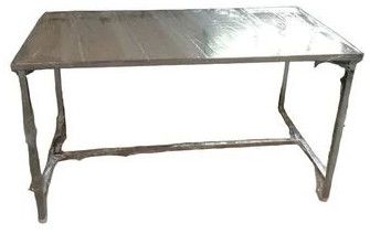 stainless steel silver table