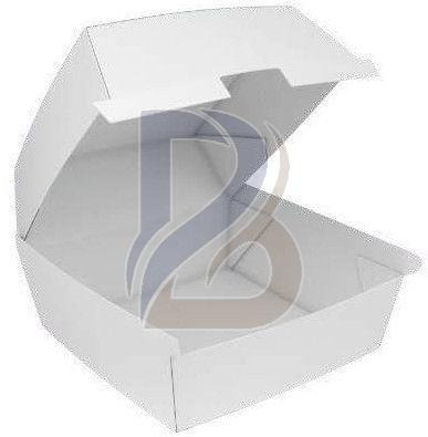 Plain White Corrugated Cup Cake Box