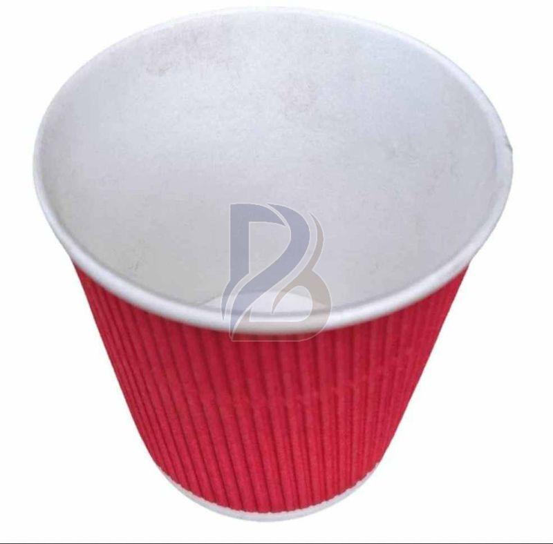 Red Ripple Wrap Hot Coffee Cup