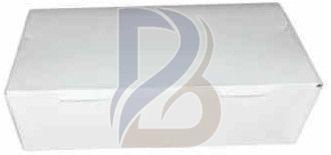 White Plain Paper Lunch Box for Food Packaging