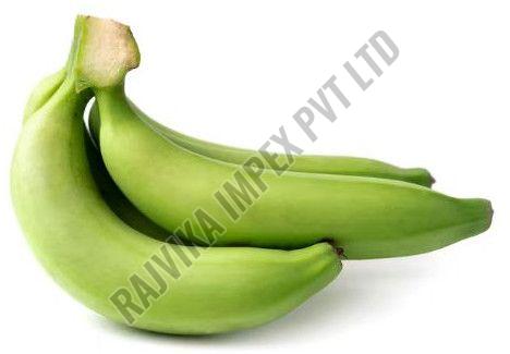 Fresh Green Banana, Packaging Size : 25-50kg Gunny Bag for Cooking