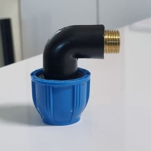 Polished PP Compression Male Threaded Elbow Standard for Pipe Fitting