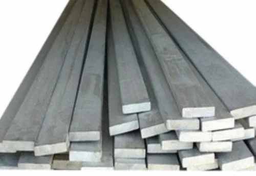 Unfinished Mild Steel Square Flat, Color : Grey for Construction