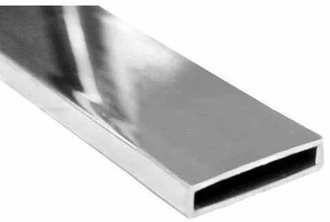 Smooth Finish Stainless Steel 316L Rectangular Pipe, Color : Silver