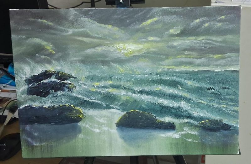 Oil Paintings, Frame Shape : Rectangular