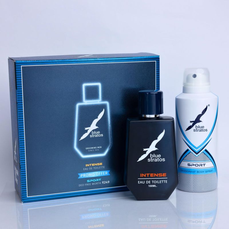 Blue Stratos Body Spray Deodorant