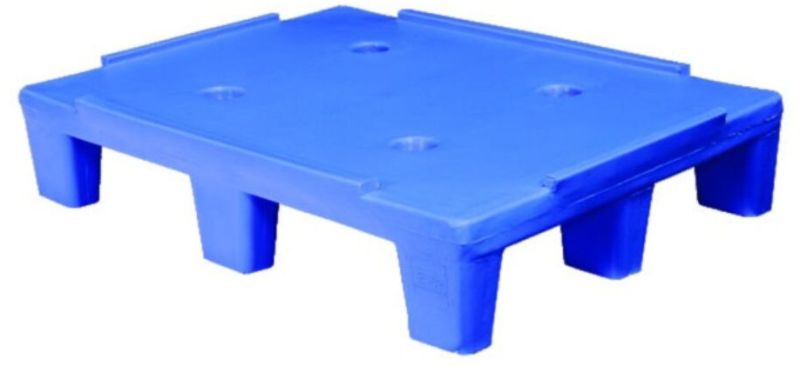4 Way Entry Non Reversible Plastic Pallet Flat Plain Top & Side Edge L830 X W630 X H175 Mm SIP-R4-83