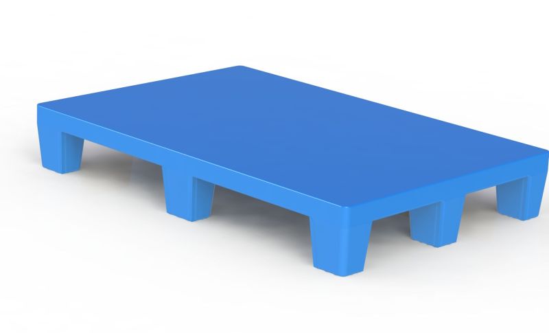 4 Way Entry Non- Reversible Plastic Pallet L985 X W655 X H150 Mm SIP-R4-9865FP-OO