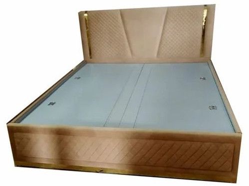 Designer Hydraulic Storage Bed in Teak Finish