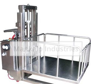 Hydraulic Platform Stacker WITH Cage