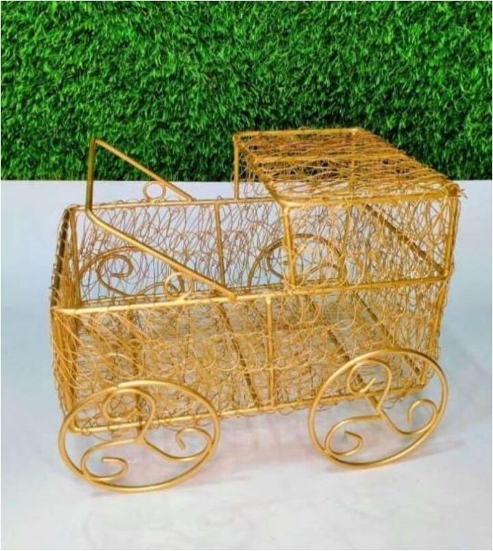 Metal Mesh Wire Mesh Cart Basket
