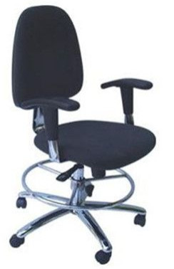 ESD Chair with Adjustable Arm Rest