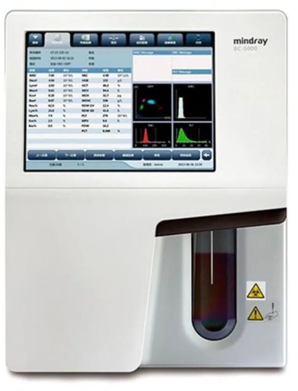 Mindray Fully Automatic 5-Part BC5000 Hematology Analyzer