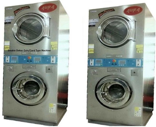 Double Deker Coin / Card Type Washing Machine