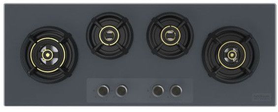 Hindware Graphite 4B 100 Cm Hob Fully Brass Burner
