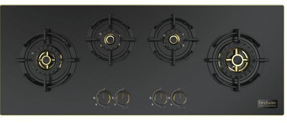 Hindware Ivana 4b 8 Mm Toughened Glass Fully Brass Burner
