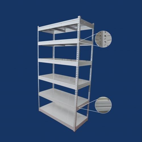Donracks Silver Metal Boltless Shelving System