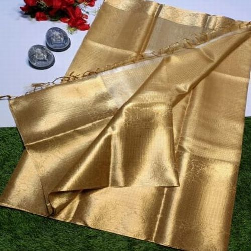 Pure Tissue Silk Saree, Color : Multiple Color