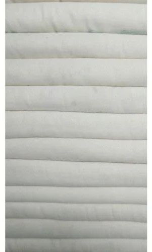 Plain Cotton Fabric, Color : White, Fabric Weight : 50-100g/sqm
