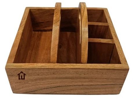 Acacia Wooden Table Caddy