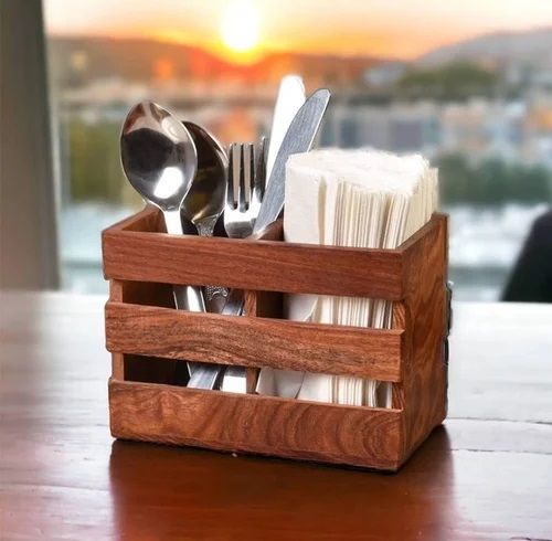 Wooden Spoon Holder