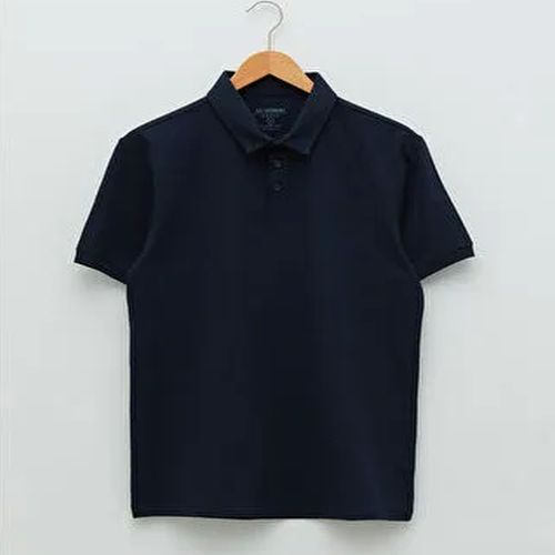 Cotton Plain Mens Black Polo T-Shirts, Sleeve Style : Short Sleeve